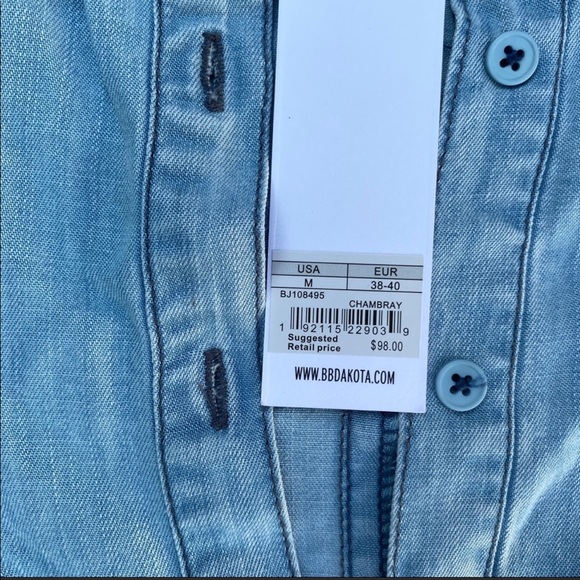 BB Dakota Chambray Shirtdress - Picture 4 of 4